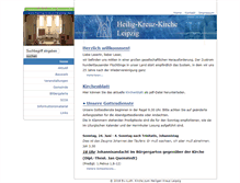 Tablet Screenshot of heilig-kreuz-leipzig.de